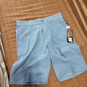 Walter Hagen Blue and Black Patterned Shorts